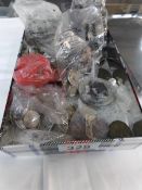 A box of various coins