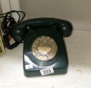 A vintage telephone