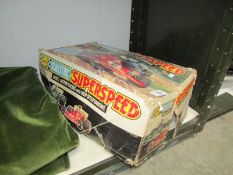 A Scalextric super speed set,