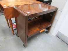 A metamorphic tea trolley