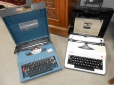 A Sundstrand 2200 typewriter and one other