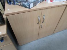 A 2 door office cabinet