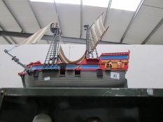 A toy galleon