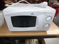 A Daewoo microwave oven