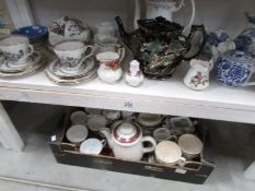 A large quantity of assorted teaware, some a/f,