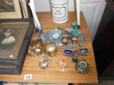 A mixed lot including silver plate,