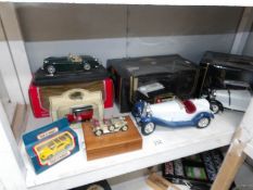 A quantity of model cars etc