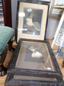 A quantity of framed vintage photographs