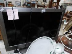A Linsar flat screen television