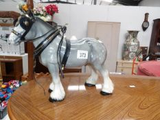 A model of a shire horse