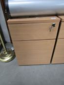 A 2 drawer filing cabinet