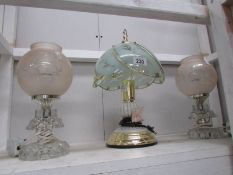 3 table lamps