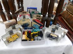 A mixed lot of die cast models including some boxed