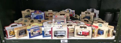 Approximately 40 Lledo die-cast models