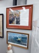 A limited edition print 361 of 537 of 166th Anniversary of the Travelling Post Office (TPO) signed