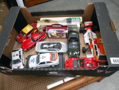 A quantity of unboxed model cars