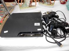 A Playstation 3 console in good working order,
