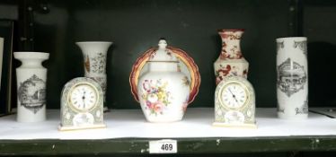 8 items of china including Masons,