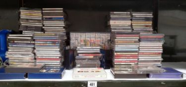 A large quantity of CDs etc