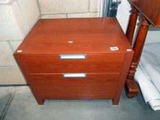 A 2 drawer bedside cabinet