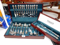 A boxed Wallace Silversmith 12 piece setting canteen of cutlery