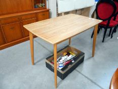 A formica top table