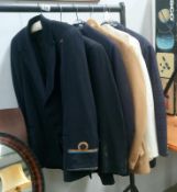 6 men's vintage jackets including Royal Navy Sub-Lieutenant Schoolmaster,