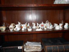 A quantity of crested china including Goss, Grafton & Arcadian etc.