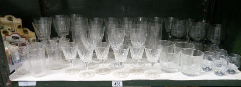 A collection of glasses and glass sets