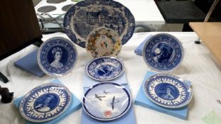 A quantity of commemorative plates including Queen mother