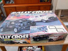 A scalextric C555 rally cross racing set