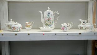 A mixed lot of china including Aynsley , Royal Albert & Crown Derby