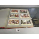 An album of 300 Liebig Chromo cards, nature, shipping, botanical,