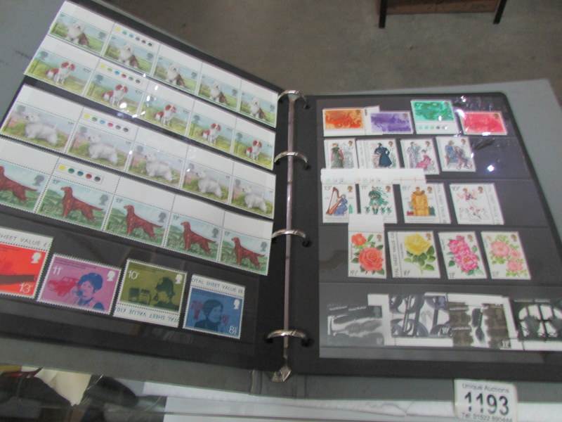 An album of GB mint stamps, pairs, - Image 7 of 10