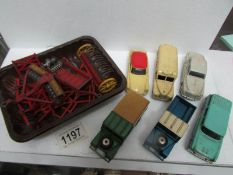A quantity of unboxed Dinky and Corgi vehicles