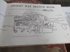 A Desert Rat Sketch book by Clifford Saber