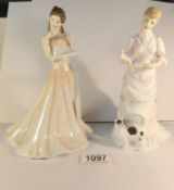 2 Royal Doulton figurines,