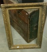 A gilt picture frame