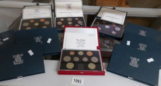 10 Royal MInt UK proof coin sets