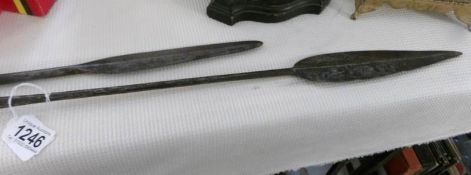 2 Circa 19th/ early 20th century African spears