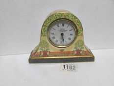 A Royal Worcester 'Versailles' boudoir clock