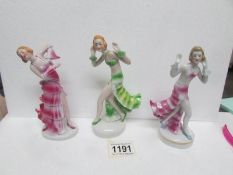3 figures of dancing ladies