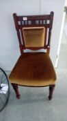 An Edwardian chair