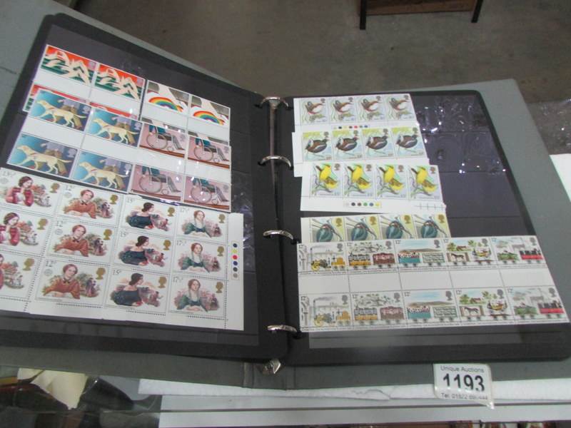 An album of GB mint stamps, pairs, - Image 3 of 10