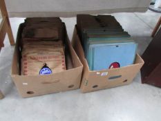 2 boxes of 78 rpm records