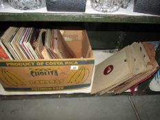 A quantity of 78 rpm records