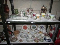 A quantity of collectible china including Minton, Roslyn tea ware,