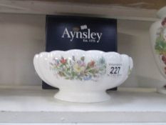 A boxed Aynsley bowl