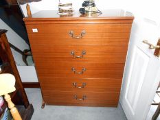 A modern 4 drawer chest