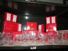 A quantity of Royal Brierley glasses